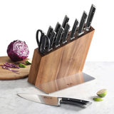 Cangshan Rainier 13-Piece Knife Block Set – German Steel, Acacia Block