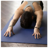 Nautilus Yoga Mat with Carrying Strap, 6mm Thick 24" x 68" Non-Slip Exercise Mat