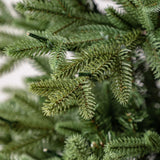 7 Ft Slim Linden Fir Christmas Tree Pre-Lit 400 Color Changing LED Lights Remote