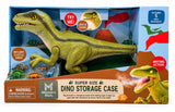 27.5" Super Size Interactive Raptor Dinosaur Storage Case with 5 Mini Dinos