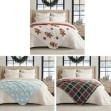 Evergrace Holiday Chenille Knit Throw Blanket – 60" × 70" Knit Holiday Gift
