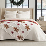 Evergrace Holiday Chenille Knit Throw Blanket – 60" × 70" Knit Holiday Gift