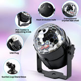 Christmas Snowflake Projector LED Moving Snowfall Laser Light Party Strobe Lamp