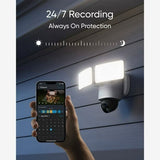 eufy Floodlight Cam E30 2K Pan & Tilt Security Camera with 360° Coverage