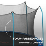 Bestway Xtreme Air 14' Texas Theme Round Trampoline with Enclosure & Anchors