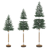 Member’s Mark 3-Piece Pre-Lit Alpine Tree Set with 290 Warm White LED Lights