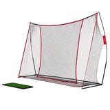 Palladium Golf Driving Range Kit - Practice Net & Hitting Mat with Ball Return