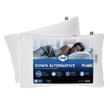 Sealy Sterling Collection Down Alternative Pillow 2-Pack – Medium Support Bed Pillows