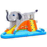 H2OGO! Kids Waterslide w/ Splash Pool Inflatable Mega Water Park Elephantastic