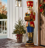 Member’s Mark 6' Pre-Lit Grand Nutcracker with Animated Music Box, LED Lights & Timer