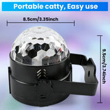 Christmas Snowflake Projector LED Moving Snowfall Laser Light Party Strobe Lamp