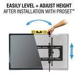 SANUS Preferred 42"-90" SLT4 Tilting TV Mount, Advanced Tilt Premium TV Mount