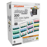Sylvania Stay-Lit Color Action LED Mini Lights, 400 Lights, 2-Pack with Remote