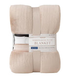 Berkshire Blanket Herringbone Plush VelvetLoft Blanket, All-Season Soft Bed Blanket