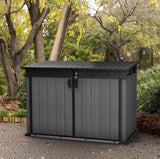 Keter Cortina Mega Premium Horizontal Shed Outdoor Storage, 71.33 Cu. Ft