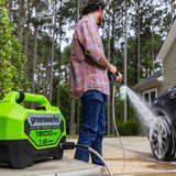 Greenworks 1900 PSI 1.2 GPM Pressure Washer Combo Kit with 11" Surface Cleaner