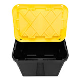 12 Gallon Plastic Storage Container Bin, 4-Pack Greenmade Storage Bin