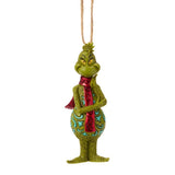 4-Pc Jim Shore The Grinch & Max Christmas Ornaments, Hand-Painted Holiday Decor