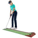 Palladium Golf Indoor Putting Mat – 10 ft Golf Practice Putting Green with Ball