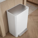 Kohler 45L Stainless Steel Step Trash Can, 13-Gal Bag Compatible Quiet-Close Lid