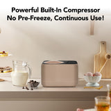 Whynter 0.8 Qt Automatic Ice Cream Maker, No Pre-Freezing Small Dessert Churner