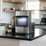 Brio 740i Countertop Nugget Ice Maker, 44 lbs/Day, Self-Cleaning with 2.66L Tank