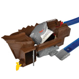 Adventure Force Five-Level Pirate Garage Track Set with Cars and Spiral Tracks