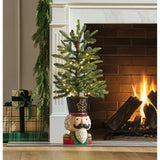 Member’s Mark 36" Pre-Lit Nostalgic Christmas Topiary with Nutcracker & 50 Warm White LED Lights