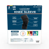 Copper Fit Pro Air Knee Compression Sleeves, Breathable Lightweight Design, 2-pc