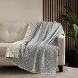 Nemcor 100% Cotton Throw Blanket Reversible 50x70 Lightweight Sofa Couch Throw
