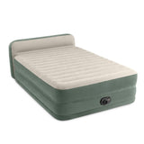 Intex 22" Queen Premium Comfort Air Mattress with Headboard and Built-In Pump