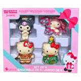 Jim Shore Hello Kitty and Friends Hand-Painted Christmas Ornaments, Set of 4