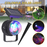 Christmas Snowflake LED Moving Snowfall Rainbow Projector Light