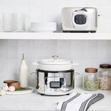 All-Clad 6-in-1 Digital Slow Cooker with Enameled Cast Iron Pot 5-qt MultiCooker