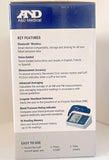 A&D Medical Bluetooth Upper Arm Blood Pressure Monitor with Voice Guidance