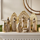 Member’s Mark 9-Piece Pre-Lit Nativity Set with 42 Warm White LED Lights & Timer