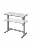 Tresanti Geller 47.3" Electric Standing Desk, Adjustable Height Glass Top Computer Desk