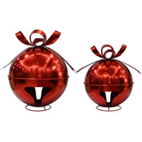 Member’s Mark 2-Piece Oversized Metal Jingle Bell Décor Set, Antique Red or Gold