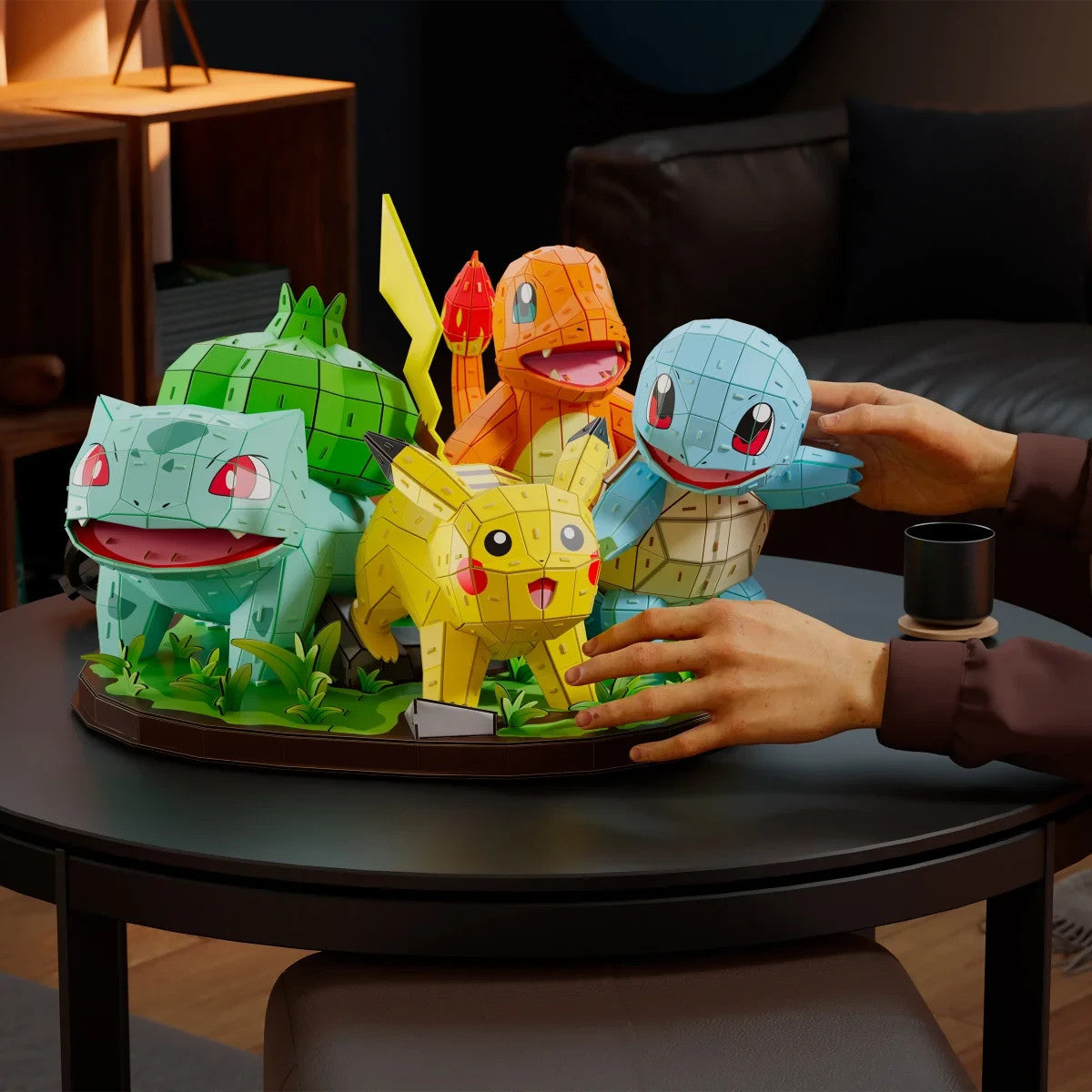 POKEMON 3D MODEL PUZZLE PIKACHU 4D BUILD CHARMANDER BULBASAUR SQUIRTL ...