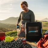RinseKit Pro 2.0 Portable Shower – 4 Gallon Battery Pressurized Water System