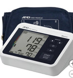 A&D Medical Bluetooth Upper Arm Blood Pressure Monitor with Voice Guidance