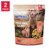 Canature Nutribites Freeze Dried Salmon, Dog and Cat Treat 18Oz, 2-Pack