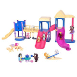 Bluey’s Playdate Playground Set – 24-Piece, 10 Figures, Slides, Swings, Sandbox