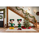 Disney 4 ft. Animated Interactive Holiday Minnie Mouse with Motion Sensor and Sound