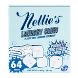 Nellie’s Laundry Detergent Cubes Unscented 128 Loads PVA Free HE Compatible