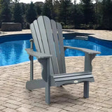 Leisure Line Classic Adirondack Chair by Tangent – Recycled HDPE Outdoor Patio Chair, All-Weather UV-Resistant Adirondack Chair