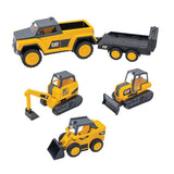 CAT Workforce Power Crane RC Construction Playset – 76 Pieces, Vehicles & Figure