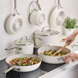 KitchenAid 11-Piece Ceramic Nonstick Pots and Pans Set Hard Anodized Induction
