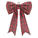 Member’s Mark 46" Oversized Velvet Christmas Door Bow, Red, Green or Tartan Plaid