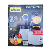 Wagner FLEXiO 2500 HVLP Paint & Stain Sprayer Kit, Electric Handheld with iSpray